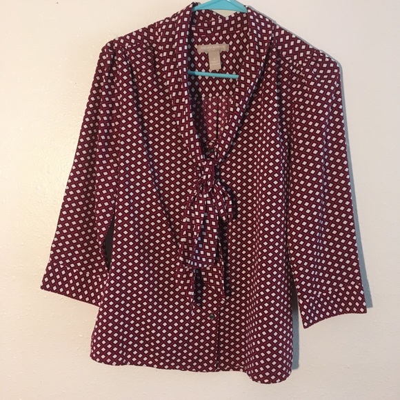 Banana Republic diamond design blouse - Picture 5 of 6